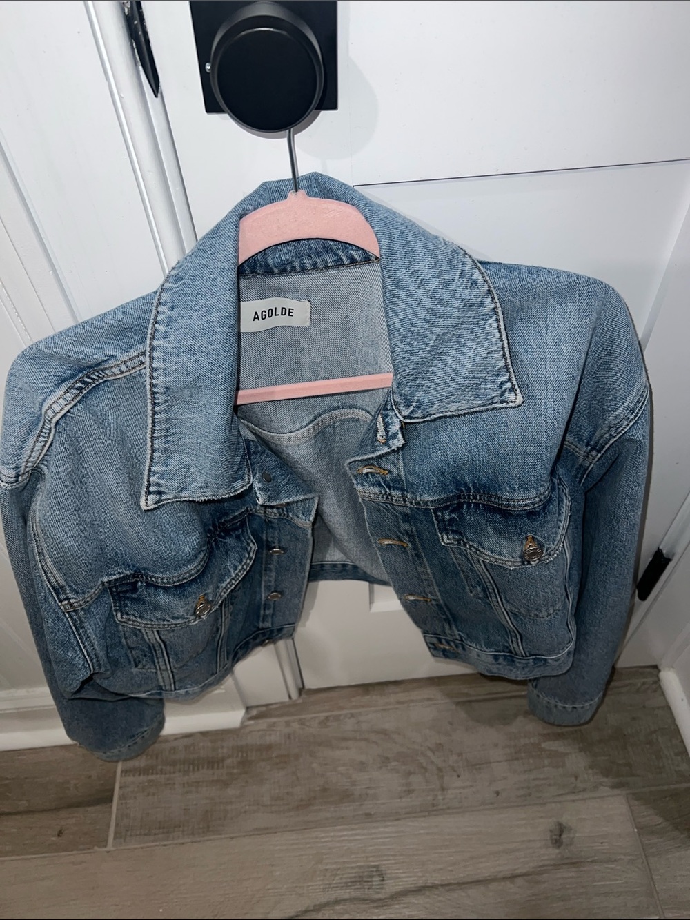 Agolde Palmer Cropped Denim Jacket